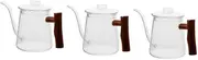 Zerodeko Pcs Glass Pot Kettle Teapot Teaware Narrow Spout Tea Kettle Handle Glass Teapot Reliable Ml Kitchen Accessory