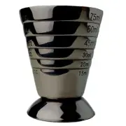Multi-Unit Jigger [15ml to 75ml] - Gunmetal Black