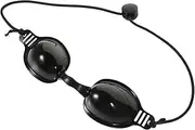 Happyyami 1Set Sunbathing Mask Multifunctional Safety Goggle for Skin Care Comfortable PU Material Ergonomic Design for All Face Shapes for Tanning and Eye Protection