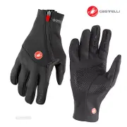 Castelli MORTIROLO Windstopper® Winter Cycling Gloves : LIGHT BLACK