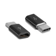 2x USB 3.1 Type C Male to Micro USB Female Adapter Converter Connector USB-C