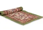 Couleur Nature Noel Table Runner, Red/Green 16”x90”