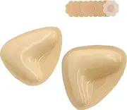 [DEPOVOR] Sticky Inserts Double-Sided Adhesive Bra Push Up Pads Bikini Padding Inserts for Swimsuit