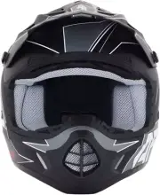 AFX - 0110-6489 - FX-17 Helmet - Aced - Matte Black/White - Small