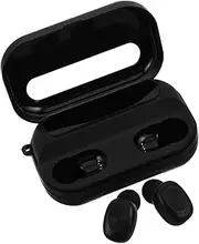 Uonlytech Wireless Headphones Wireless Headset Headphones Wireless Earphones Noise Cancelling Earbuds Cordless Headset Sports Headphone Cordless Earbuds Teenager Headphones Black Plastic