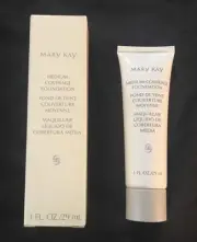 Mary Kay Medium Coverage Foundation Beige 400 Wide Gray Lid #042006