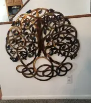 metal Wall art sculpture tree of life decorative Metal Wall Art living room art