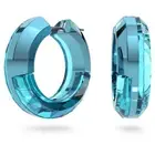 NWB Swarovski Lucent Hoop Earrings, Blue- 5629220