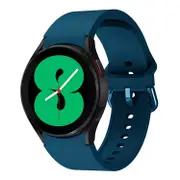 Catzon 20mm Silicone Watch Strap For Samsung Galaxy Watch 4 Watch Series-Dak Blue