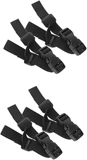 CIMAXIC 4 Pcs Accordion Anti-slip Straps Backpacks Fastening Belt with Buckle for Accordion Instrument Buckle Strap Accordion Back Buckle Strap Instrument Chest Strap Black Ribbon
