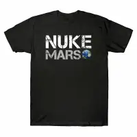 在飛比找蝦皮購物優惠-襯衫男式麝香火星之助火星太空探索 Elon Terrafor