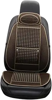 Breathable Artificial Bead Car Seat Cushion with Back Brace Massage Support for Summer Comfort Fits Vehicles Easy Installation Durable and Stylish Design