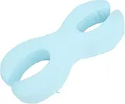 Memory Foam Deep Sleeping Pillow, Side Sleeper Blue Ergonomic Anti Face Crushing Soft Face Down Pillow with Removable Design, Machine Washable, Hygienic, Memory Foam Face Pillow (6CM)