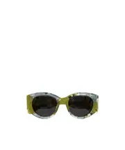 marble-effect sunglasses 51 Black