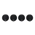 4 Pack Round Gas Range Knob Burner Stove Knob General Electric Cooktop Burner