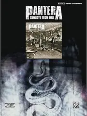 Alfred Music Pantera Cowboys from Hell Book