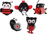 1set The Animal Stuffed Animals for for for Puppets Party Favors for Black Pp Cotton 5pcs