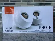Creative Pebble 2.0 USB-Powered Desktop Speakers USB-A Speaker (White)
