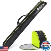 Gonex Padded Ski Bag and Boot Bag Combo, Water-resistant Adjustable Length Sk