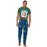 Men's Buddy the Elf "OMG Santa I Know Him!" Tee & Lounge Pants Set Size XL - NWT