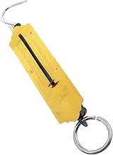 Gatuida 2pcs Gold Hanging Weight Scale Portable Mechanical Luggage and Food Weigher Capacity with Hook Accurate Measurements for Travel Shopping and Versatile Use
