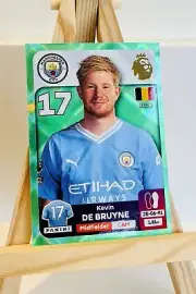 Panini Premier League 2024 Football Stickers Green Parallel - Kevin De Bruyne