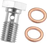 M10x1.5 Thread Turbo Brake Line Banjo Bolts Single Banjo Bolt 20mm Automotive Parts