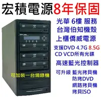 在飛比找PChome24h購物優惠-光華宏積6樓店面-建興1對3DVD光碟拷貝機僑威電源8年保固