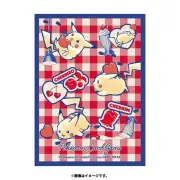 Pokémon TCG Card Sleeves - Pikachu Heart (64ct) Plaid Picnic Kanto 25