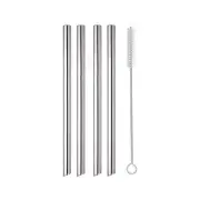 Joie Set of 4 Stainless Steel Bubble Tea Straws