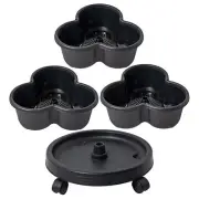 DIY 3 Tier Vertical Stackable Strawberry Planter Pot Herb Garden Flower Veg Pots