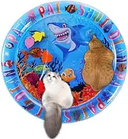 Water Sensory Mat Cat | Cat Mat - Thickened Scratch Resistant Pad Cooling Easy Cleaning for Playing Outdoor Camping Travel
