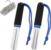 Hook File Sharpener Fishing 2PCS Precision V-Groove Dart Sharpener - Compact, Slim Design for Optimal Steeltip Dart Maintenance, Rapid Sharpening Tool for Reduced Bounce Outs