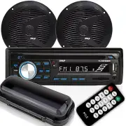 Home Audio Marine Stereo Receiver Speaker LCD Digital Console Mic Bluetooth Kit