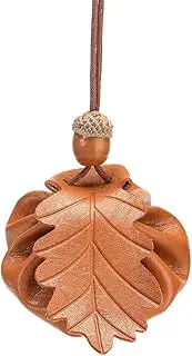 Meppsa Renaissance brown dice tray bag with small pine cone design drawstring bag for dice, coins and accessories