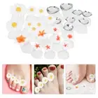 3 Sets of Toe Separator Silicone Toes Separator Toenail Art Supplies Nail