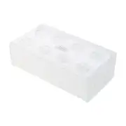 Stone Grain Clear Acrylic Flower Vase Flower Organization Container Household