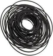 LinaLife 50 pack 40mm to 190mm Recorder Rubber Belts, Cassette Recorder Repair Maintenance Mix Cassette Rubber Square Belt repair rebuild common square belt, fit almost cassette tape machine