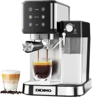 Espresso Machine, 20-BAR Pump Cappuccino Machine with Built-In Milk Frother, Sta
