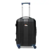 Broncos Carry On Spinner Luggage | Denver Broncos Hardcase Two-Tone Luggage Carr