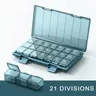 Removable Box Pill Holder Container for Travel Large-capacity Morning Noon