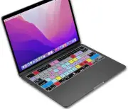 Shortcuts Design Silicone Keyboard Cover Skin for Apple M2 Chip Ma Premiere Pro
