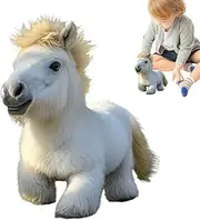 Robot Horse Toy – Interactive Electric Walking Toy, Smart Simulation Features | Soft Texture Cute Fun Playtime, Realistic Robotic Plush for Kids, Boys and Girls, Educational Pet Children’s Day