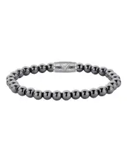[Rebel & Rose] Silver Shine Dv Bracelet 6mm in Grey