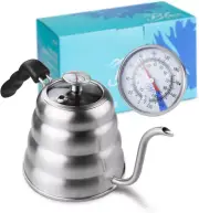 NEW Blue Brew Pour Over Coffee Kettle 40 fl oz 1.2 STAINLESS STEEL GOOSENECK