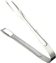 Cabilock Stainless Steel Food Serving Tongs Ice for Home Parties and Bars and Functional Kitchen Tool Silver