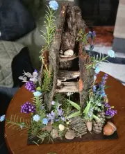Handmade Fairy House – Whimsical Woodland Miniature