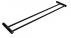 Presale Bradley Regent R0262-Mb Double Towel Rail - Matte Black 450Mm