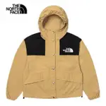 【THE NORTH FACE】TNF 北臉 防潑水連帽防風外套 W 86 MOUNTAIN WIND JKT - AP 女 卡其(NF0A5JXOLK5)