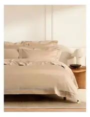 [Sheridan] 1200TC Palais Lux Quilt Cover in Almond